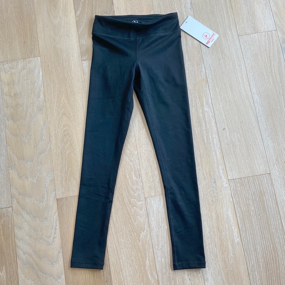 Girls 90 degree by Reflex black leggings
